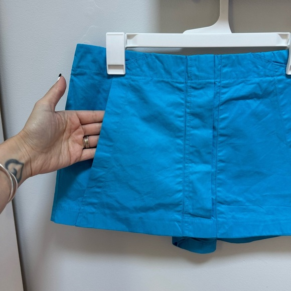 NWT Urban Outfitters Skort Electric Blue 100% Cotton Size Medium - Picture 3 of 9